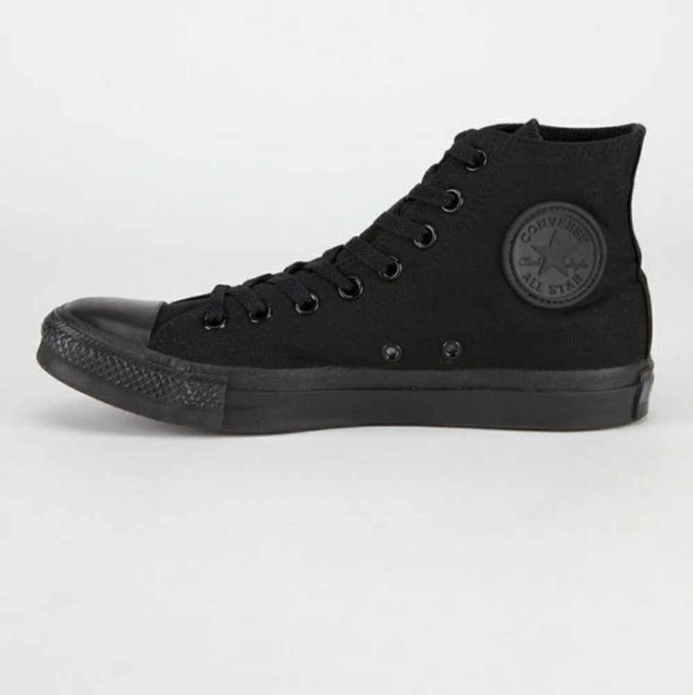 Converse black on black all stars